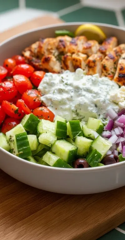 Greek Chicken Bowls – Healthy Meal Prep Delight