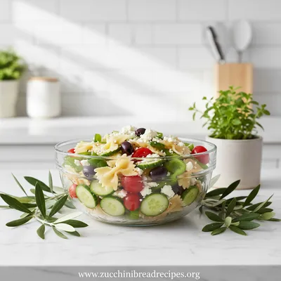 Greek Pasta Salad With Feta Cheese