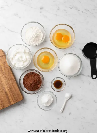 Greek Yogurt Brownies - cooking process