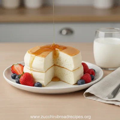Healthy Fluffy Pancakes For Breakfast - ready to serve
