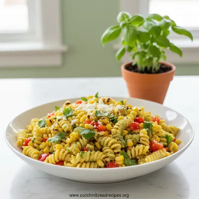 Healthy Street Corn Pasta Salad
