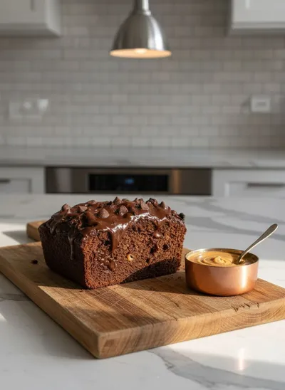 High Protein Chocolate Banana Bread