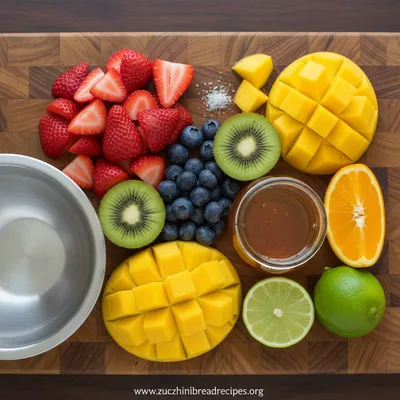 Honey Lime Fruit Salad – Easy Paleo Recipe - cooking process