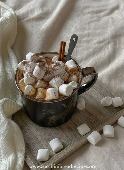 Hot Cocoa With Marshmallows - ready to serve