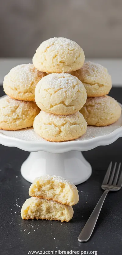 Fluffy Keto Cream Cheese Cookies - Sugarless Crystals - ready to serve