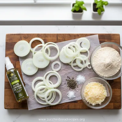 Crispy Keto Onion Rings – No Breadcrumbs, No Frying - cooking process