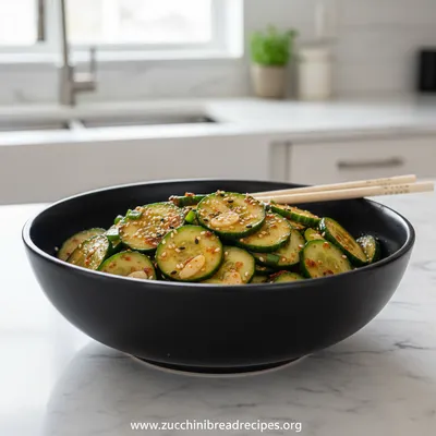 Korean Cucumber Salad – Spicy TikTok Recipe