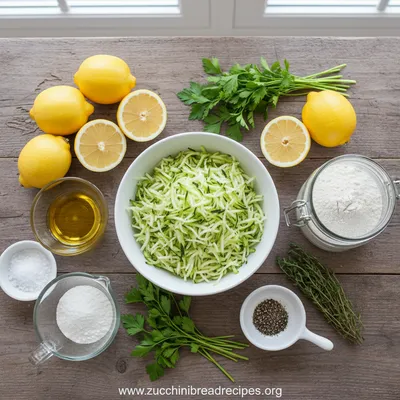 Lemon Herb Savory Zucchini Bread Recipe - cooking process