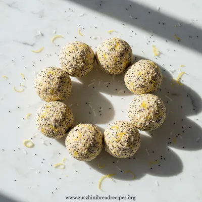 Lemon Poppyseed Protein Balls (No‑Bake)