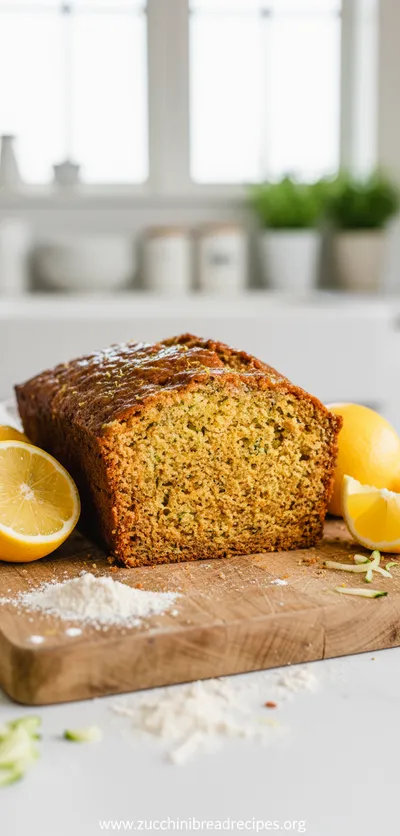 Healthy Lemon Zucchini Bread Recipe