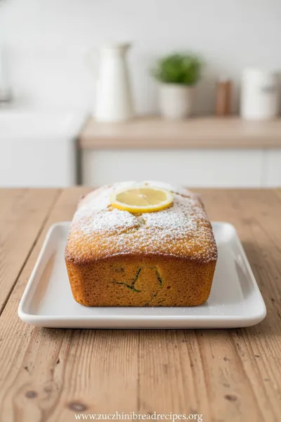 Luscious Lemon Zucchini Bread Recipe - ready to serve