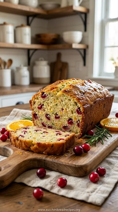 Orange Cranberry Zucchini Bread: Amazing 1-Loaf Recipe