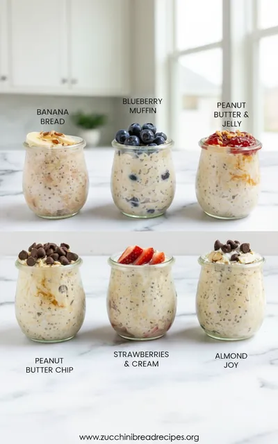 Easy Overnight Oats Recipes With Six Flavors