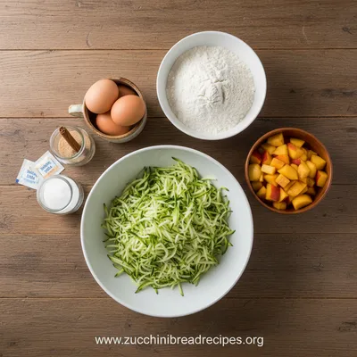 Peach Zucchini Bread Recipe - cooking process