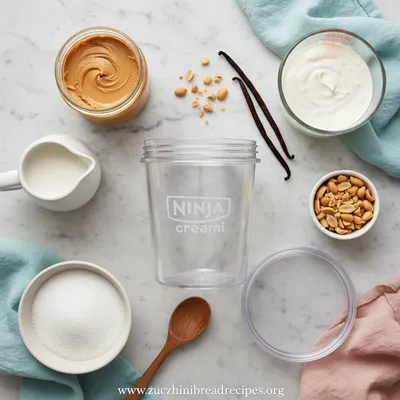 Peanut Butter Ice Cream – Ninja Creami Recipe - cooking process