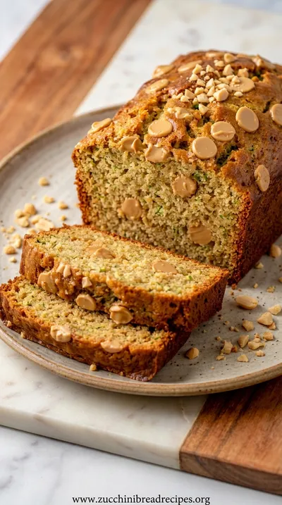 Traditional Peanut Butter Zucchini Bread Recipe - ready to serve
