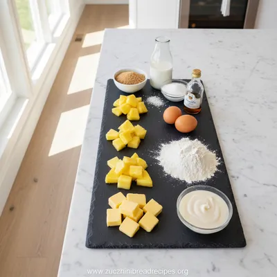 Pineapple Heaven Cake: Juicy Tropical Delight - ingredients preparation
