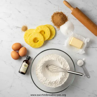 Pineapple Upside Down Sugar Cookies - cooking process