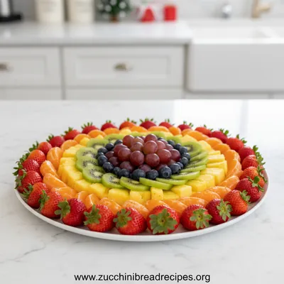 Rainbow Fruit Platter – Colorful Eid Table Delight