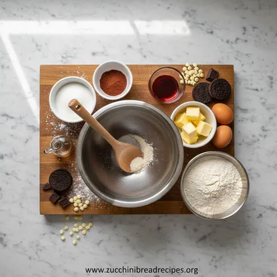 Red Velvet Cookies - cooking process