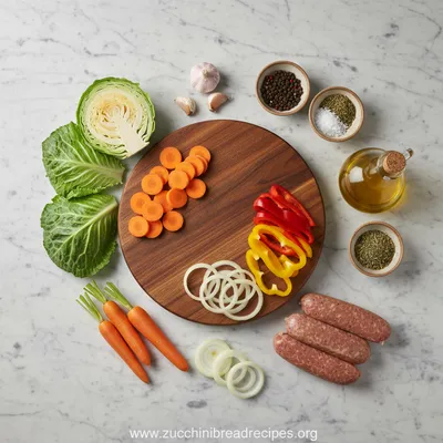 Sausage and Cabbage Stir Fry – Quick 30-Minute Meal - cooking process