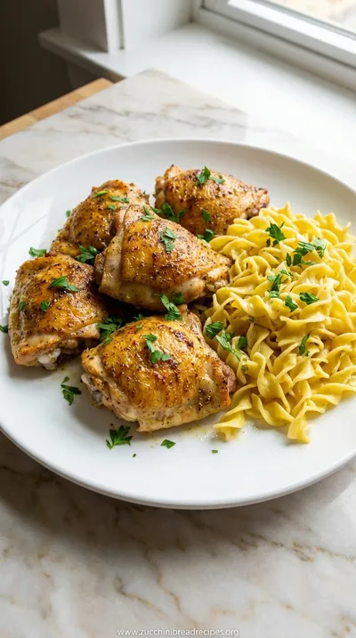 Savory One-Pan Chicken With Buttered Noodles
