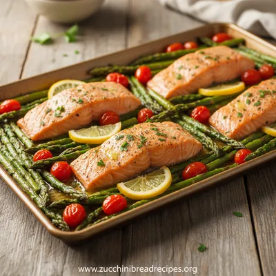 Sheet Pan Lemon Garlic Butter Salmon