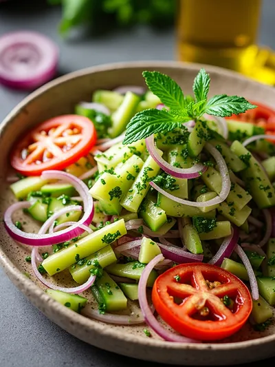 Easy Shirazi Salad Recipe