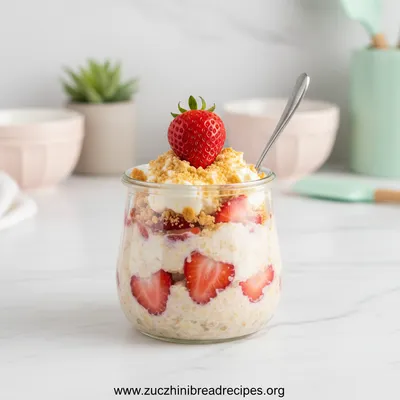 Strawberry Cheesecake Overnight Oats
