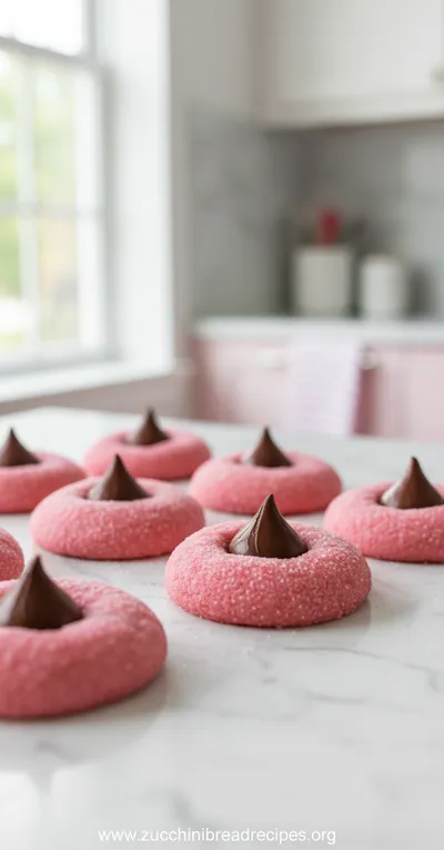 Strawberry Kiss Cookies – Soft, Pretty & Easy