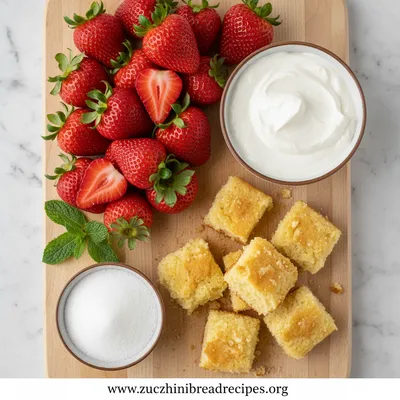 Strawberry Shortcake Ice Cream - cooking process