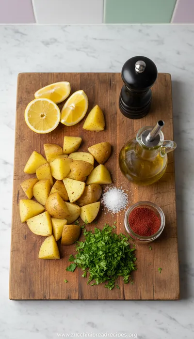 Sumac Potato Salad – Fresh & Tangy - cooking process
