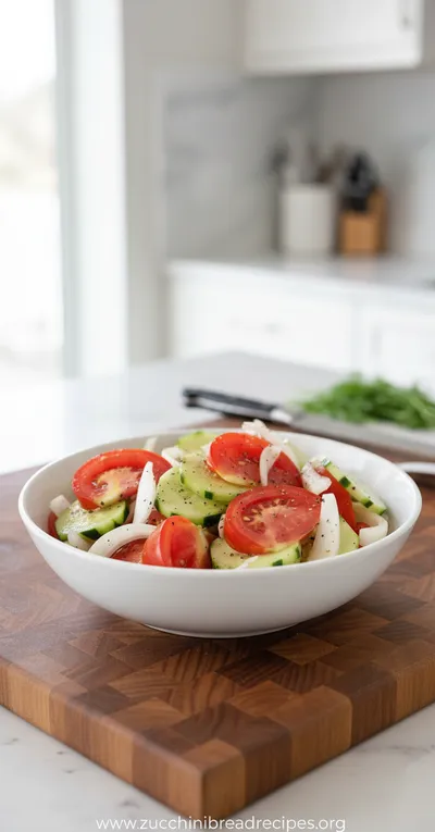 Tomato Cucumber Onion Salad