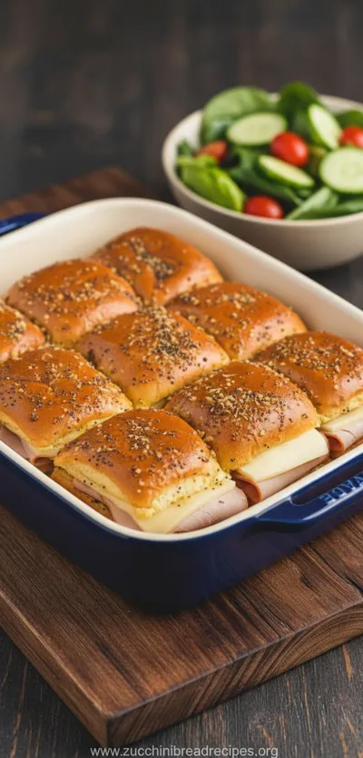 Turkey And Cheese Sliders Recipe - ready to serve