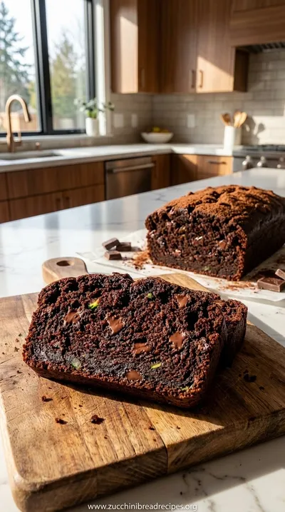 Vegan Double Chocolate Zucchini Bread Recipe