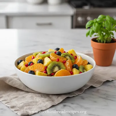 Winter Fruit Salad With Lime Dressing