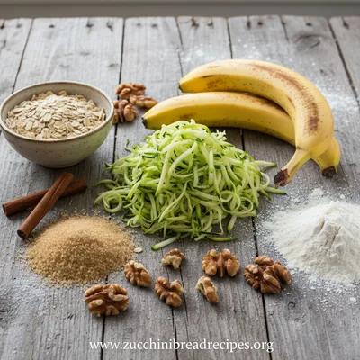 Zucchini Banana Muffins with Oats Recipe - cooking process