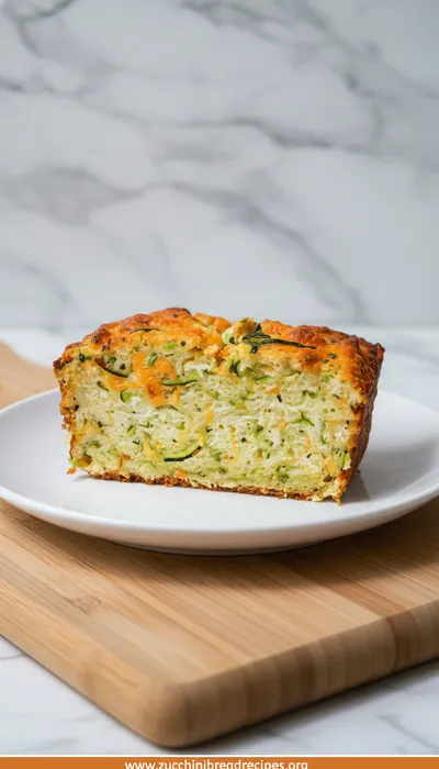 Easy Zucchini Cheese Bread Recipe with Moist Texture - ready to serve