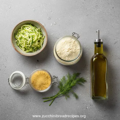 No Egg Zucchini Pie Recipe (Easy and Vegan) - ingredients preparation
