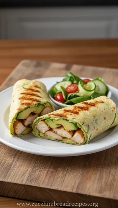 Low-Carb Zucchini Tortillas - Keto and Gluten-Free - ready to serve