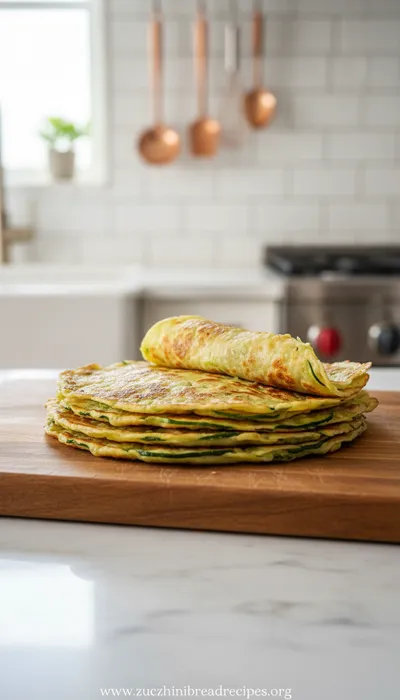 Low-Carb Zucchini Tortillas - Keto and Gluten-Free