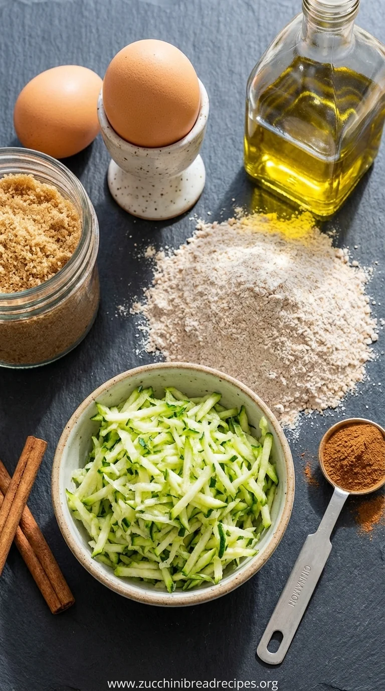 Zucchini Bread Machine Recipes: Easy Homemade Bread - ingredients preparation