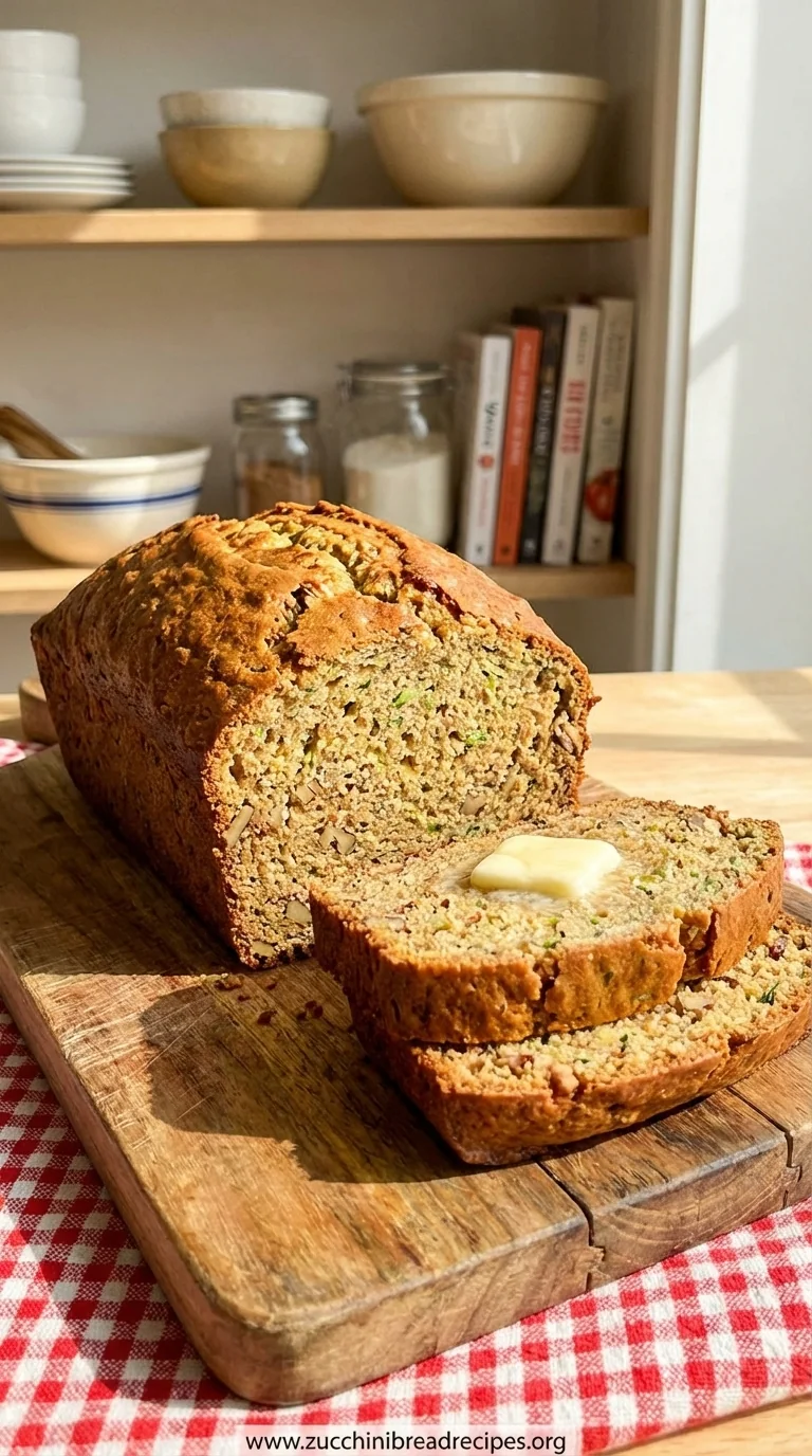 Mom's Zucchini Bread: Moist and Delicious Recipe - ready to serve