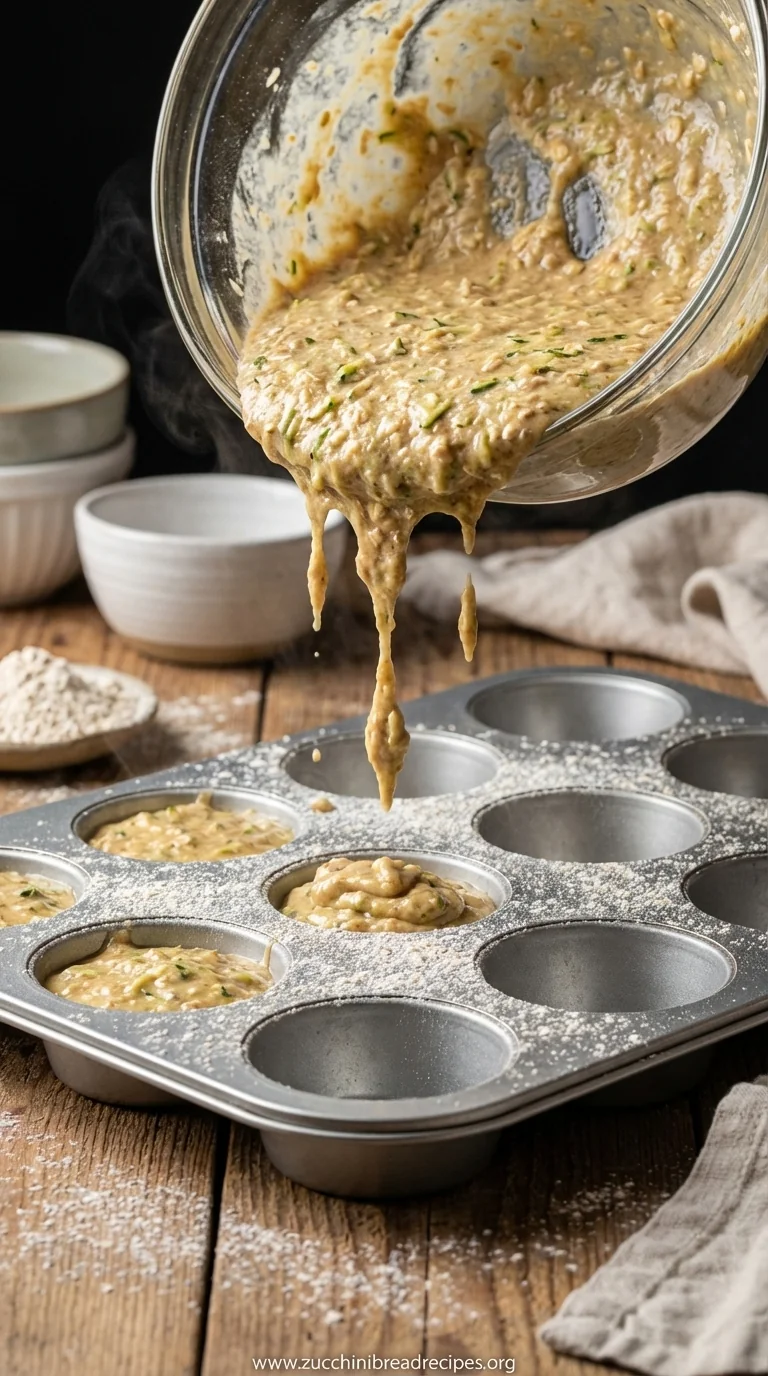 Homemade Zucchini Muffins: Easy Healthy Recipe - cooking process