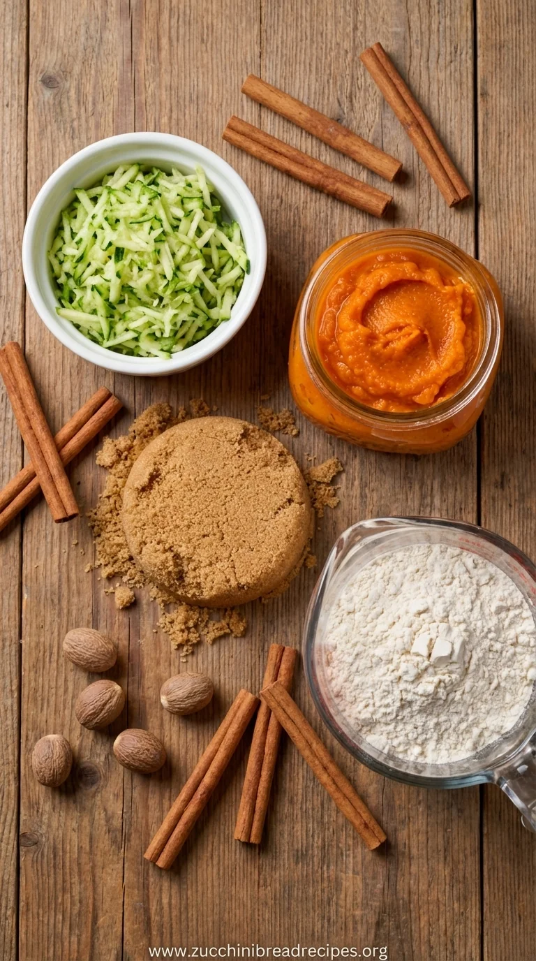 Libby's Zucchini Pumpkin Bread: Perfect Every Time - ingredients preparation