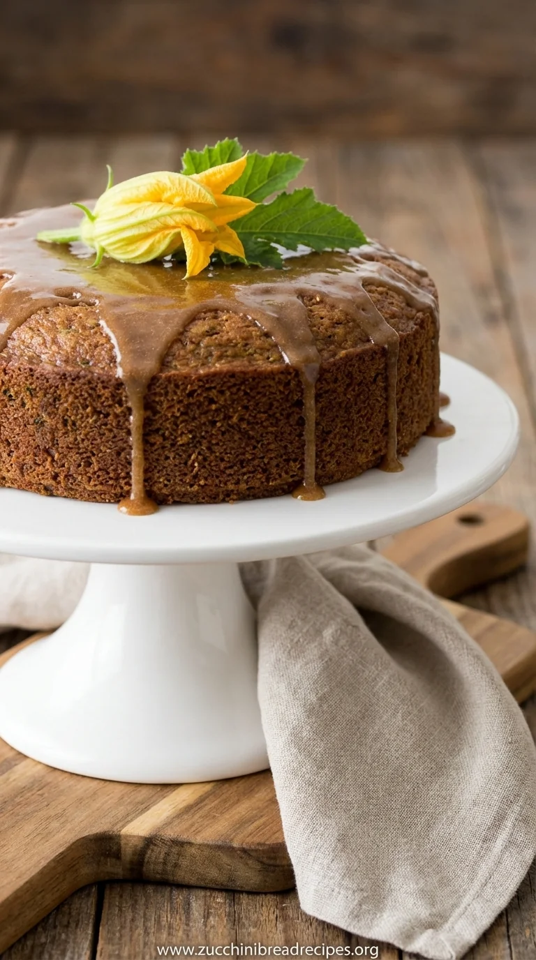 Zucchini Spice Cake: Best Recipe with Brown Sugar - ready to serve